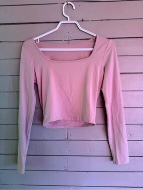 Hollister long sleeve crop top
